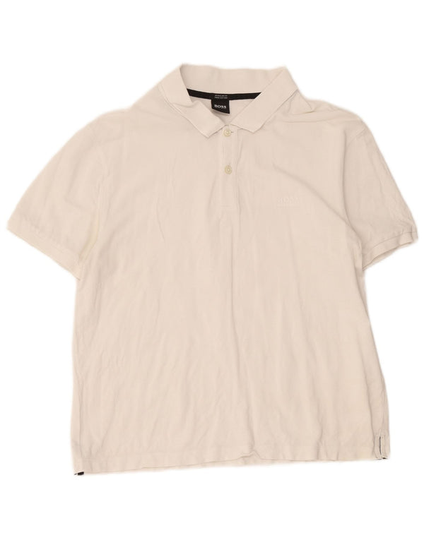 Hugo Boss Polo Regular Fit Homme Blanc XL
