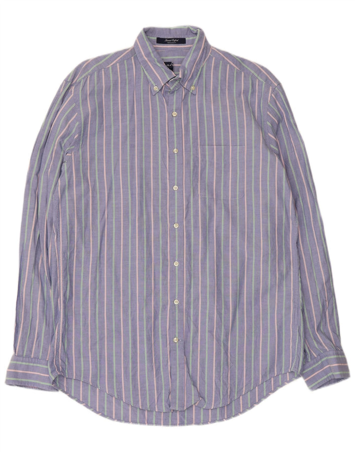 Gant Chemise Regular Fit Homme Bleu Rayé Coton