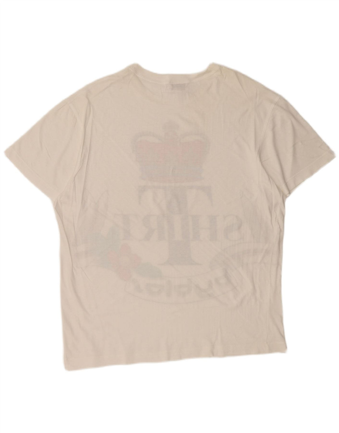 Byblos T-shirt graphique pour femme UK 14 Blanc moyen