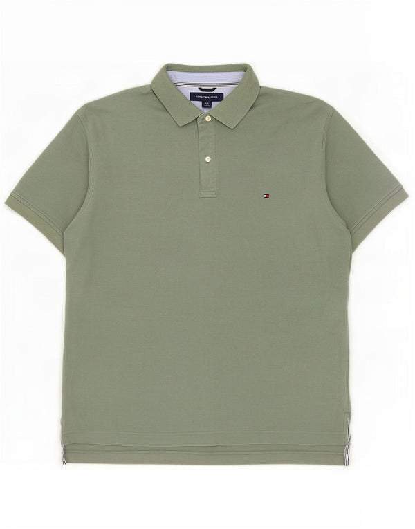 Tommy Hilfiger Polo Homme Grand Vert Coton