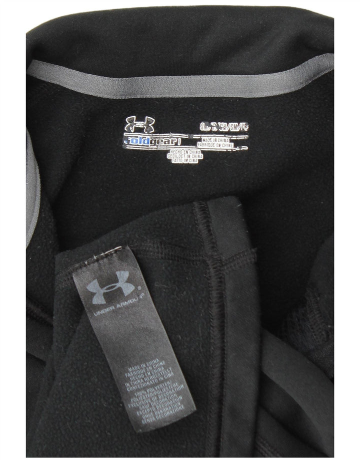 Under Armour Cold Gear Sweat-shirt à col zippé pour homme Noir Taille S