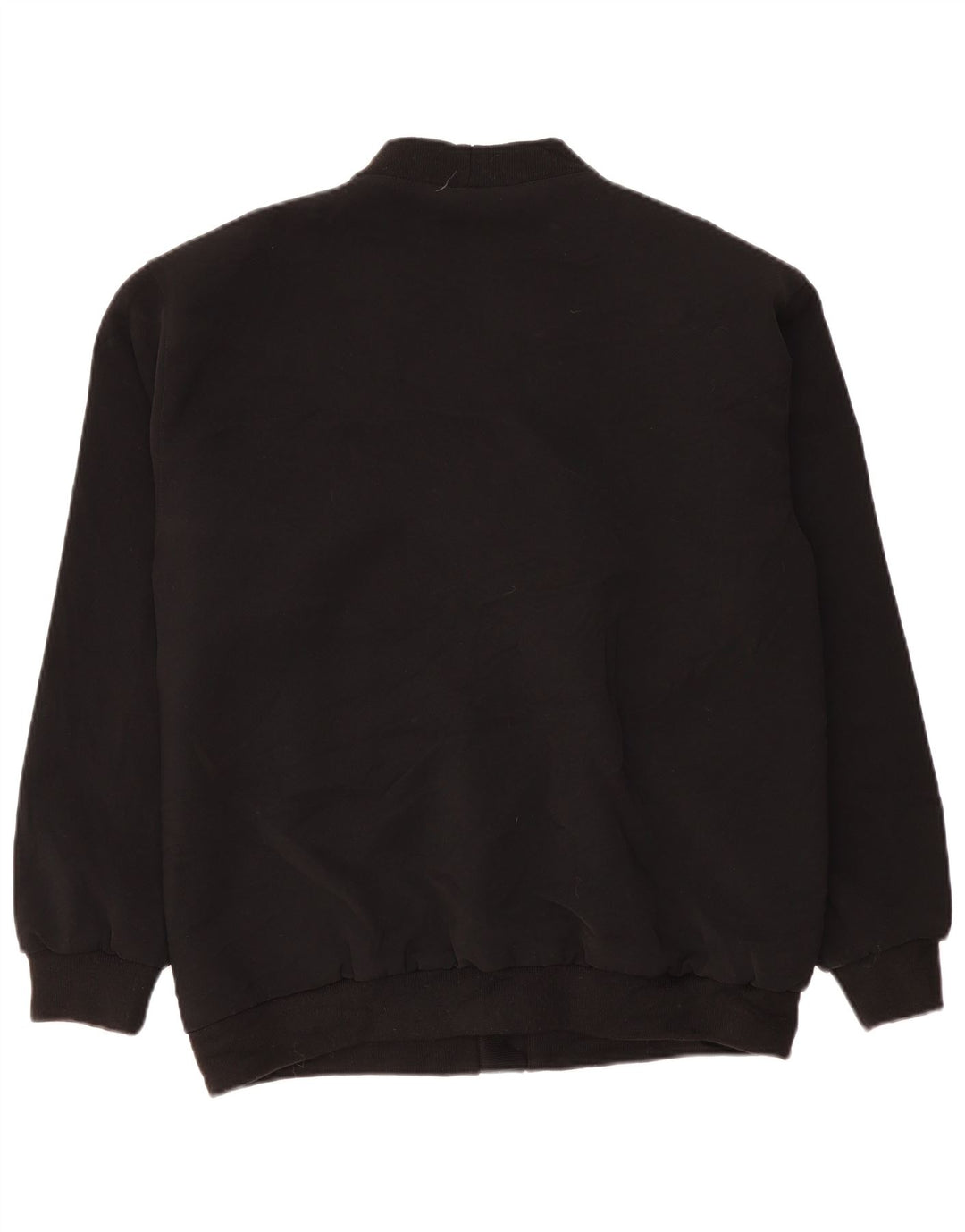 VINTAGE Veste Bomber Homme UK 42 XL Noir Colourblock Polyester