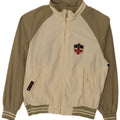 Henri Lloyd Mens Bomber Jacket UK 40 Large Kaki Colourblock
