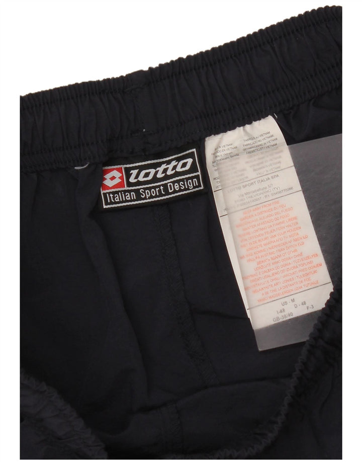 Lotto Short de Sport Homme Bleu Marine Moyen Nylon