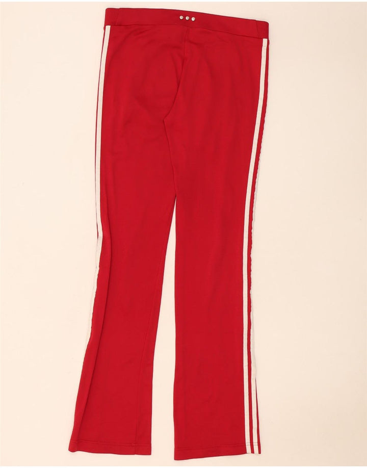Adidas Pantalon de survêtement pour femme UK 12 Rouge moyen Polyamide