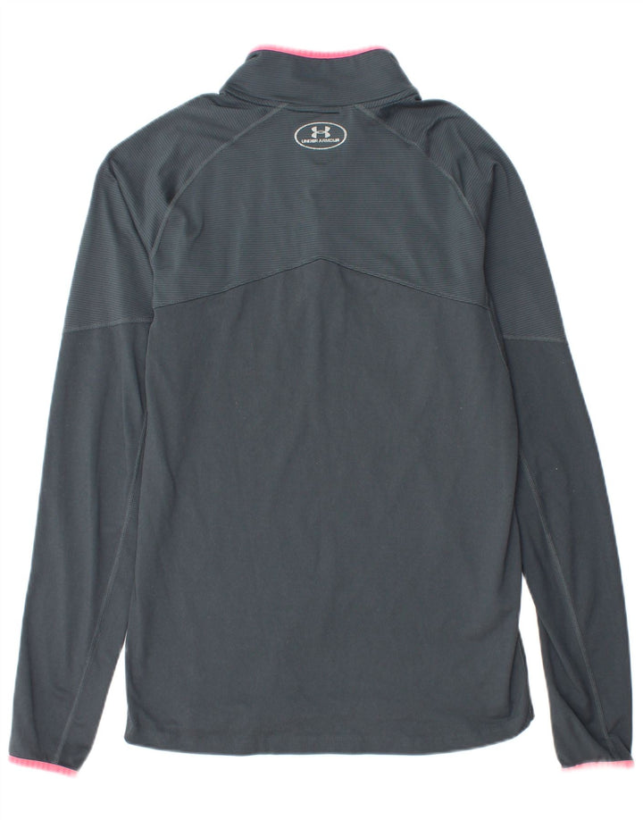 Under Armour Haut de Survêtement Zip Neck Pullover Homme Gris Moyen