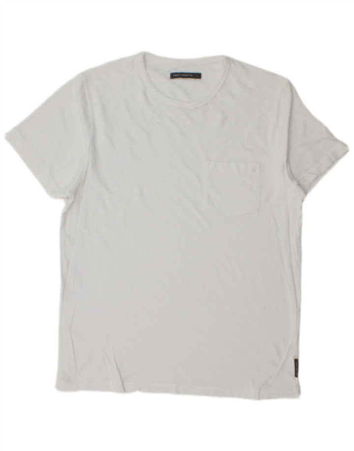 FRENCH CONNECTION T-Shirt Homme Haut Large Blanc