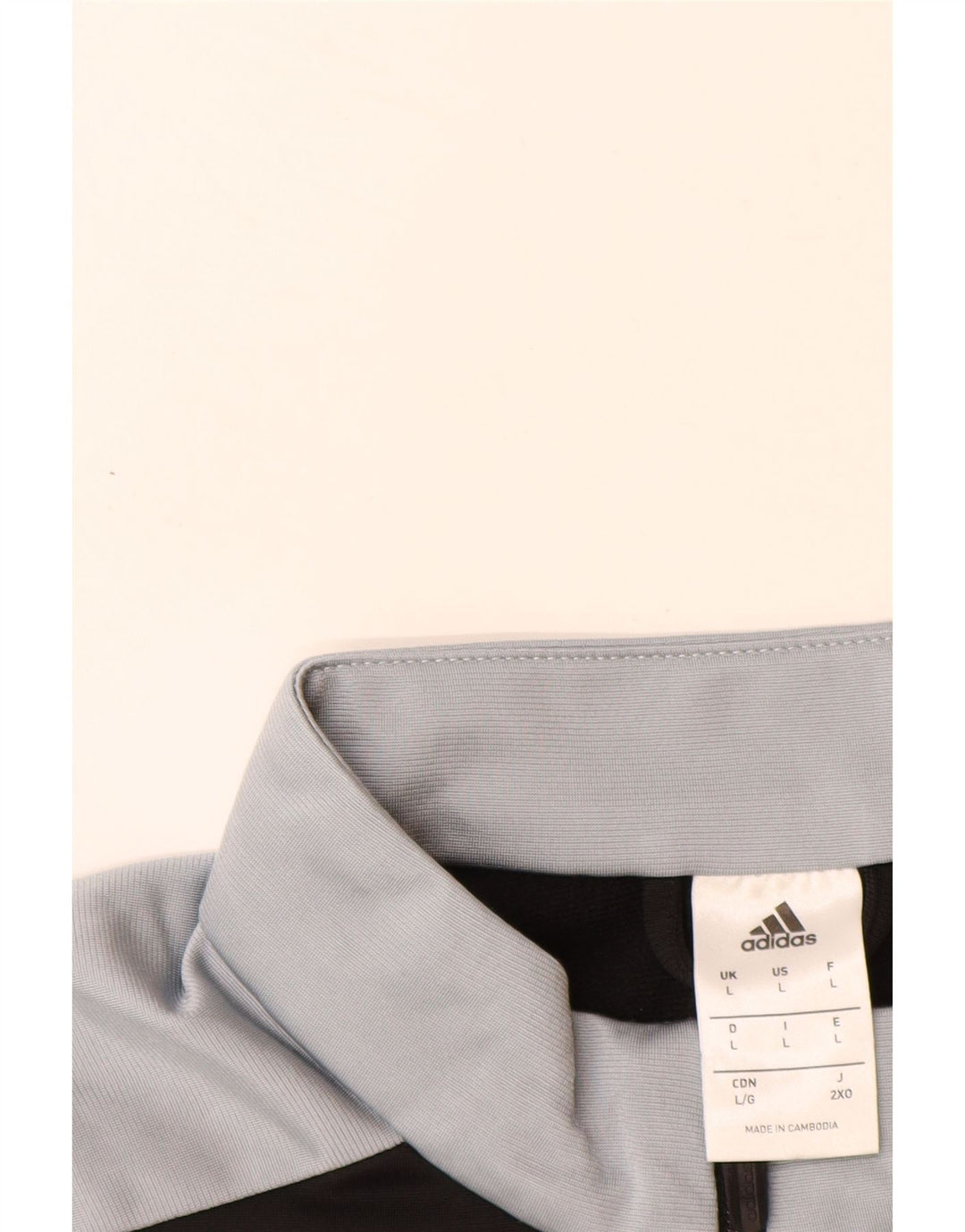ADIDAS Veste de survêtement pour homme Large Noir Colorblock Polyester
