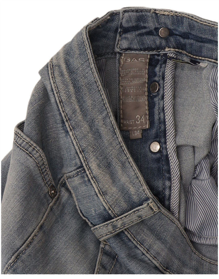 Gas Jean Slim Homme W34 L34 Bleu