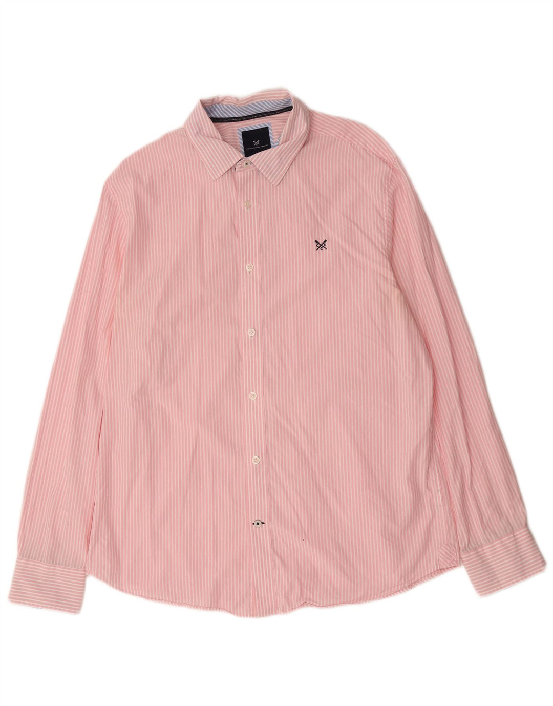 Crew Clothing Chemise pour homme à grandes rayures roses