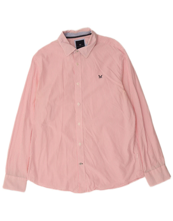 Crew Clothing Chemise pour homme à grandes rayures roses