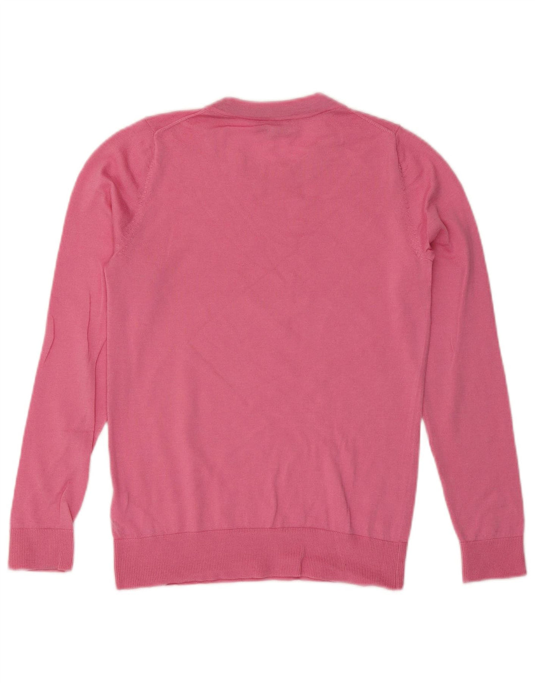 HOBBS Pull à col rond pour femme UK 12 en laine rose moyen