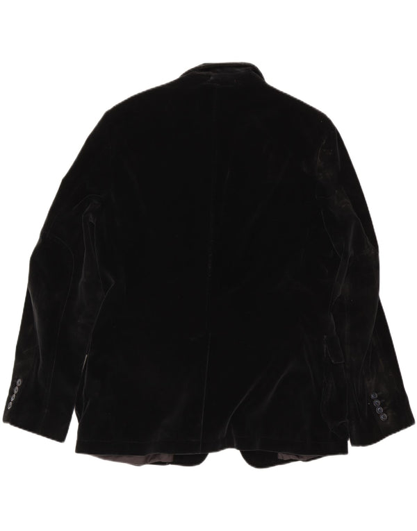 FAY Veste Blazer 3 Boutons Homme IT 52 XL Noir Coton