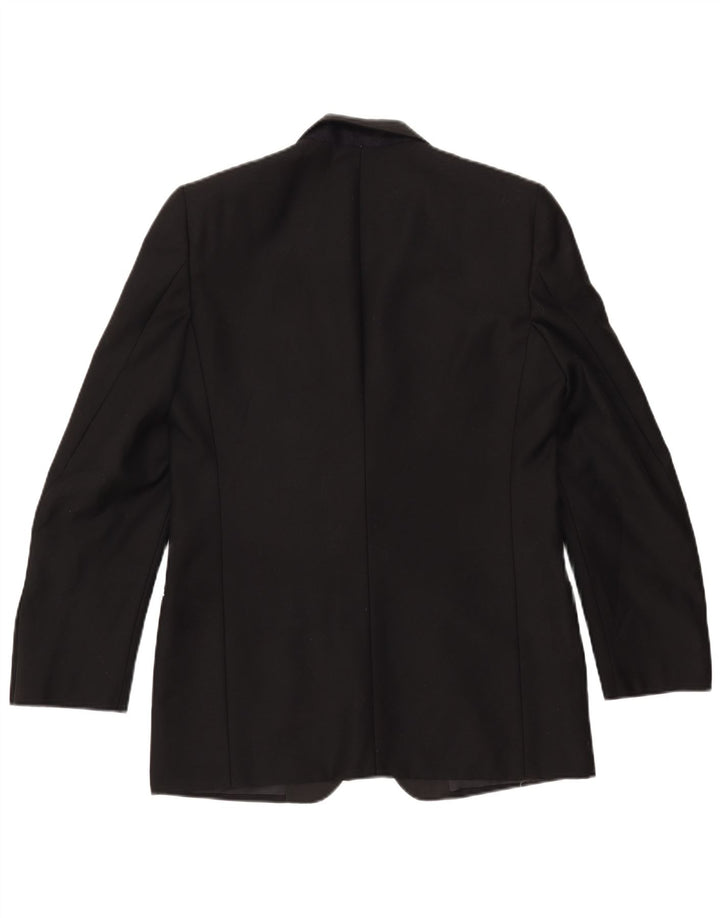 DEL MARE 1911 Veste blazer 1 bouton pour homme UK 38 Noir moyen