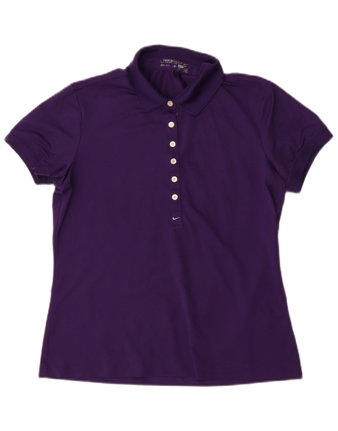 Nike Polo Dri Fit pour femme UK 12/14 Violet moyen Polyester