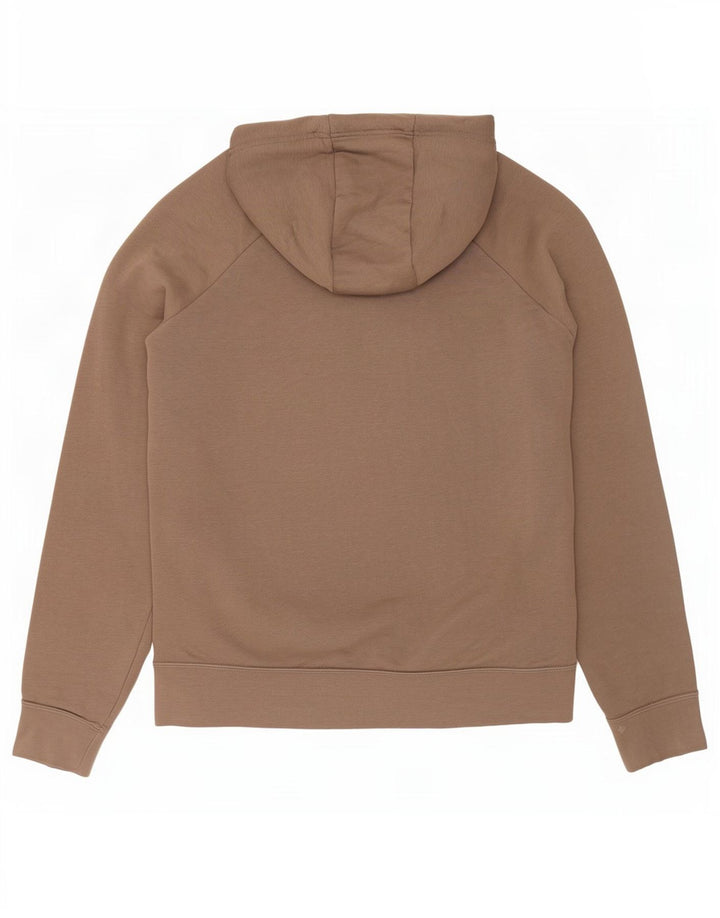 Nike Pull à capuche pour homme Petit coton marron