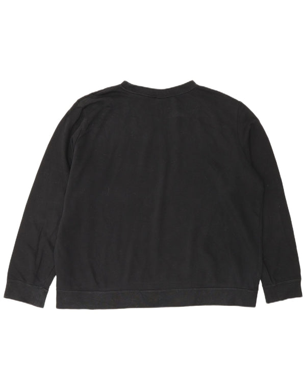 Nike Sweat-shirt surdimensionné pour femme UK 18 XL Coton noir