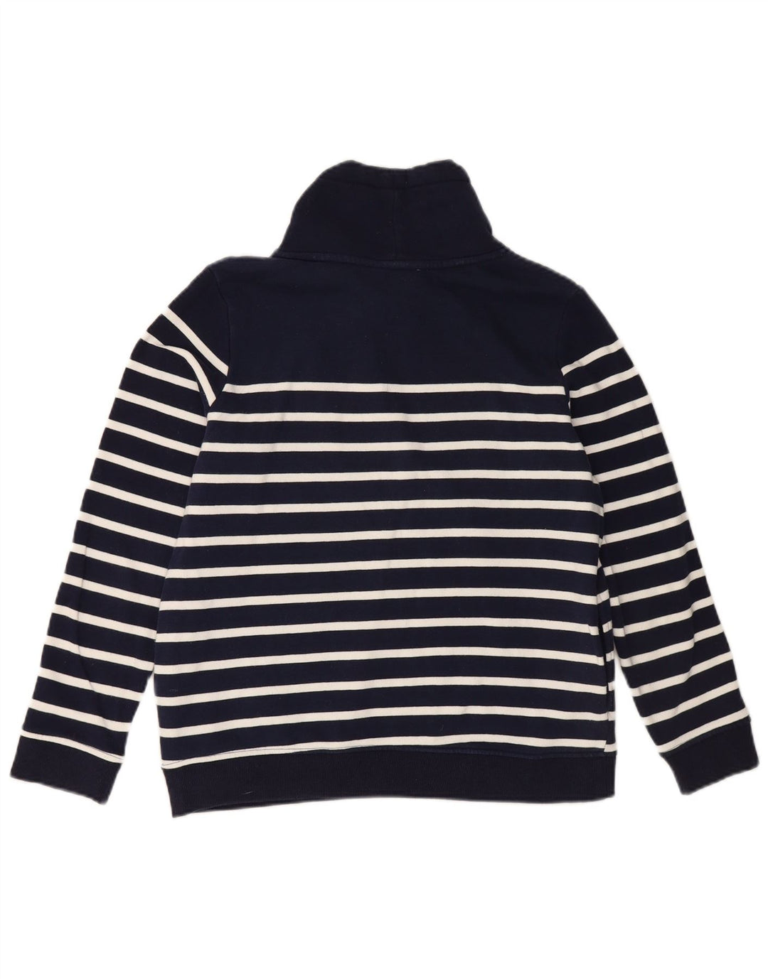 JOULES Sweat-shirt surdimensionné pour femme UK 10 Petit bleu marine rayé