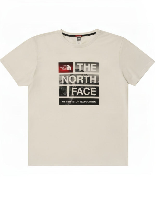 The North Face T-shirt graphique pour homme XL en coton blanc