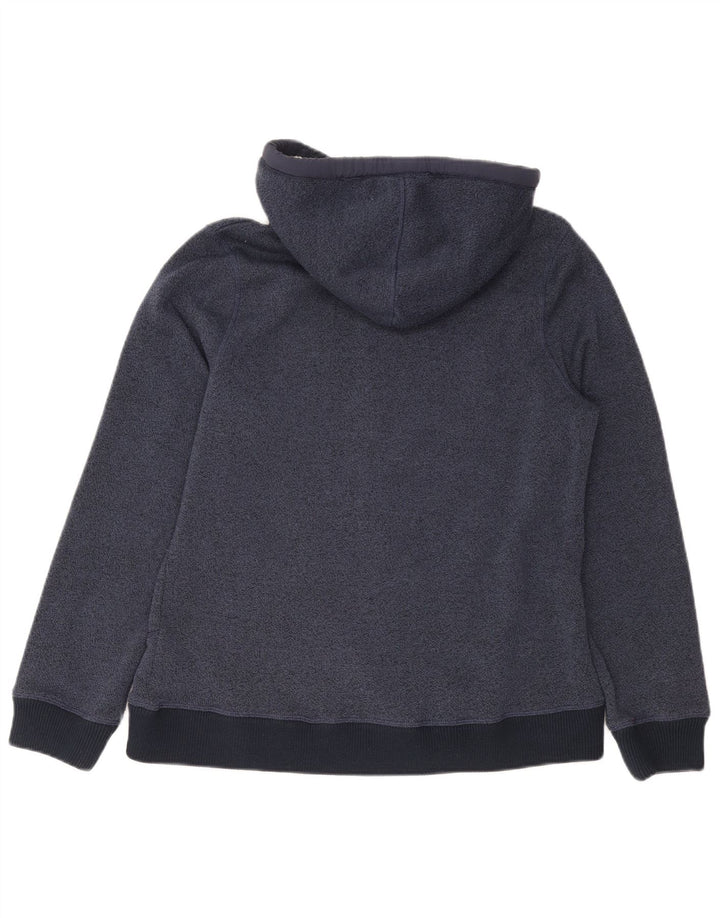 Weird Fish Pull à capuche zippé pour femme UK 14 Grand Bleu Marine Polyester