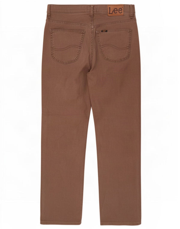 Lee Jean droit homme W32 L34 marron coton