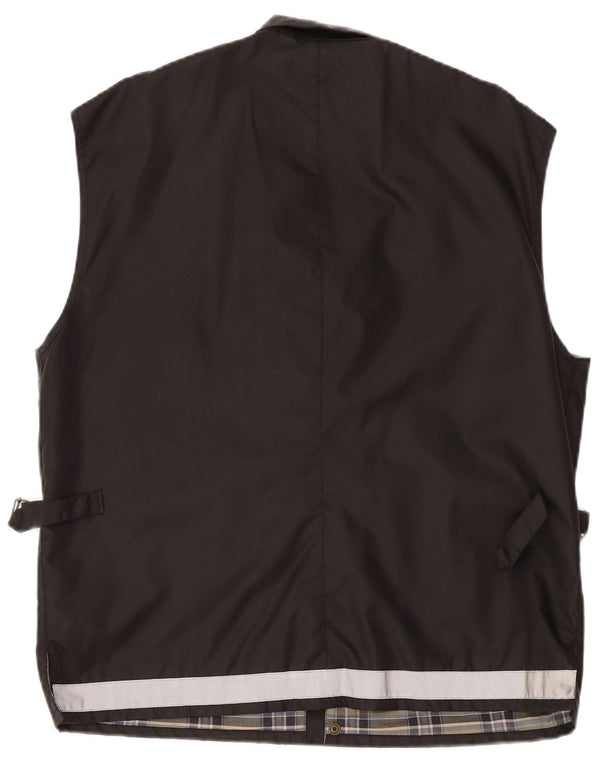 Belstaff Gilet utilitaire pour hommes UK 44 2XL Nylon noir