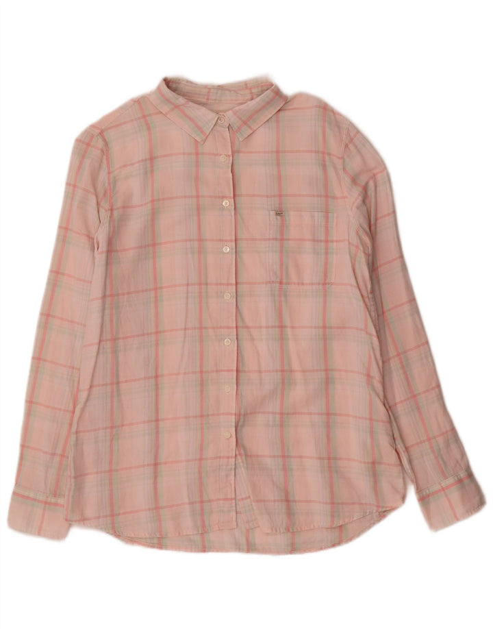 Lee Chemise Femme UK 44 Coton Rose Moyen à Carreaux