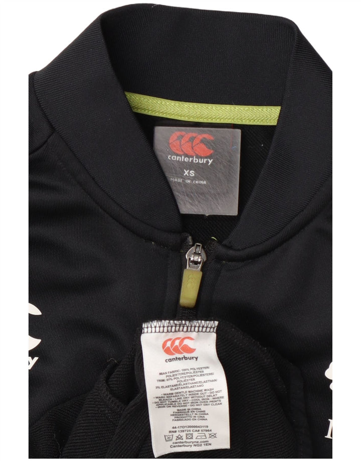 Canterbury Veste de Survêtement IRFU Homme XS Noir Polyester
