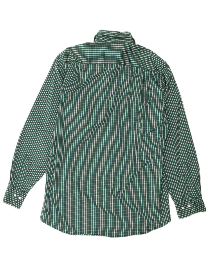 HUGO BOSS Chemise homme taille 38 coton vichy vert moyen