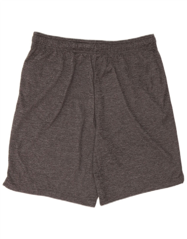 SUPERDRY Short de Sport Homme Large Gris Moucheté Polyester