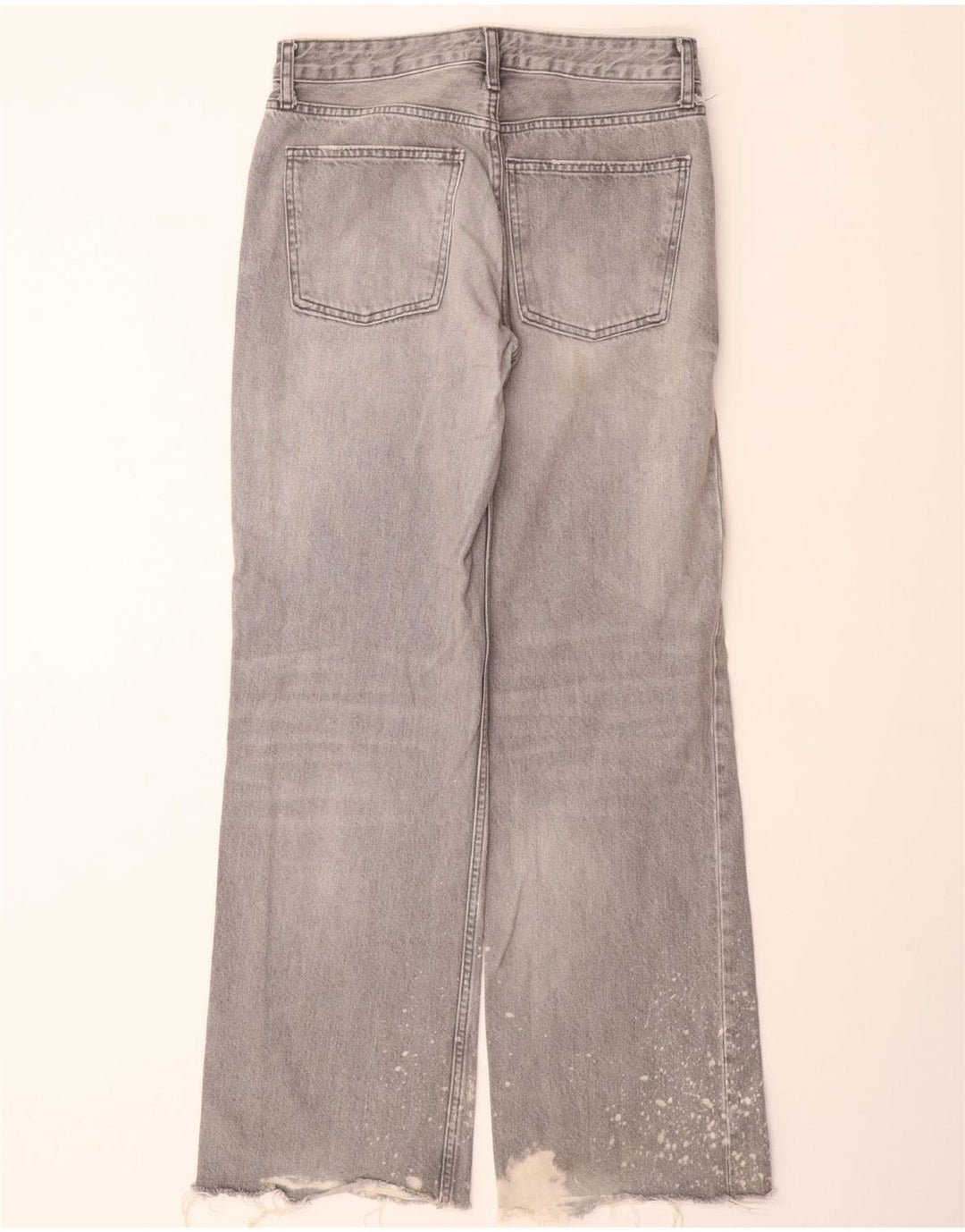 ZARA Womens Loose Jeans EU 38 Small W28 L31 Grey