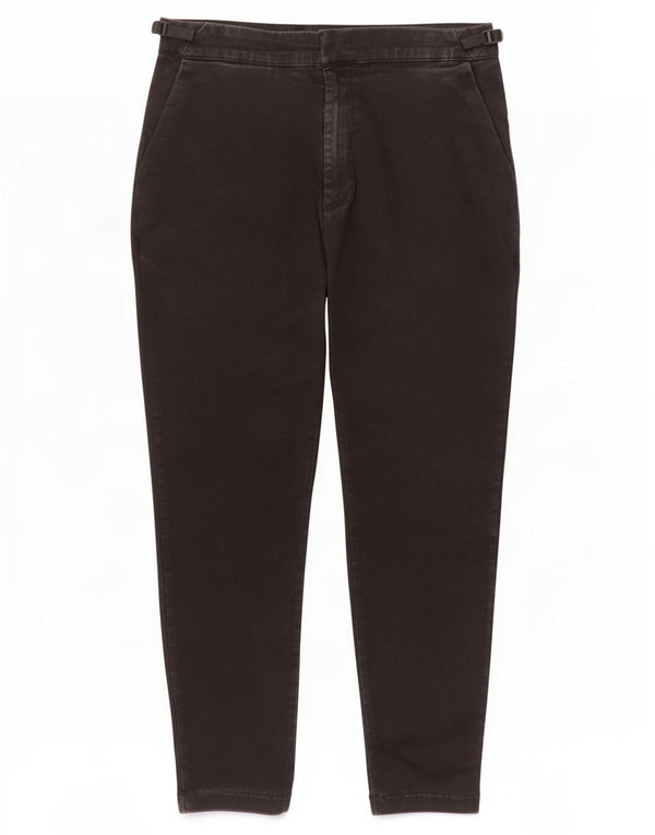 Zara Pantalon court fuselé pour femme Large W32 L24 Noir