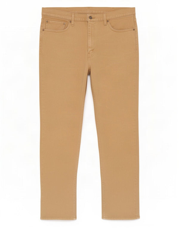 Levi's Mens 514 Straight Jeans W38 L32 Beige Cotton