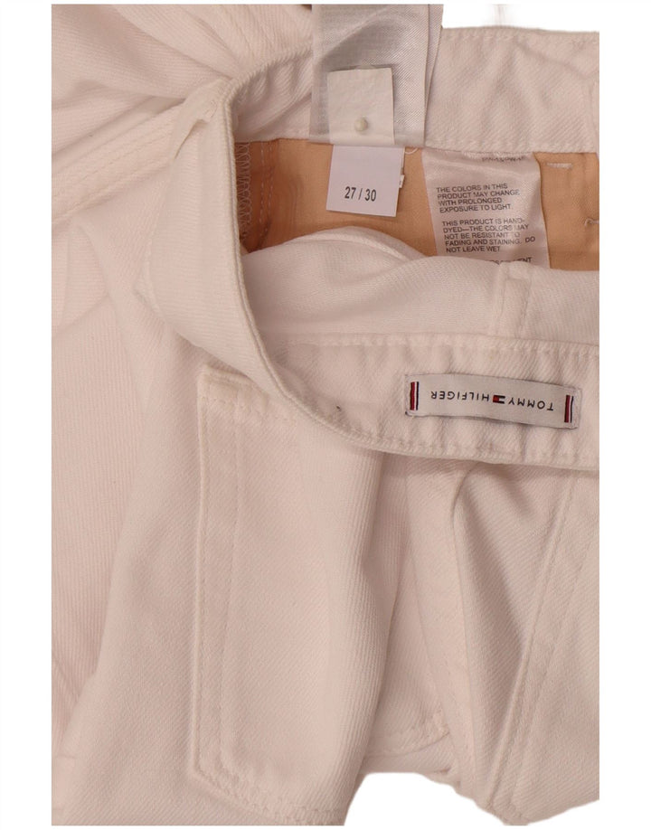 Tommy Hilfiger Jean droit femme W27 L30 coton blanc