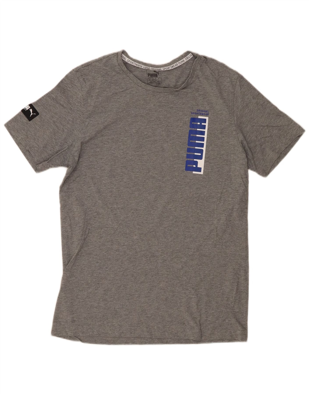 PUMA T-Shirt Graphique Homme Gris Moyen