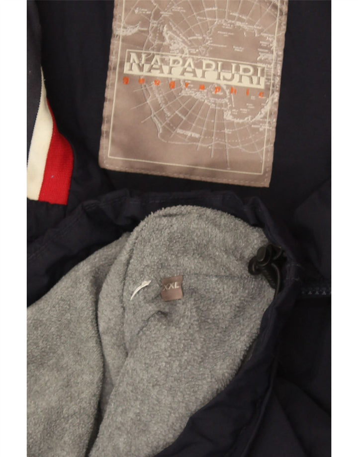 Napapijri Veste Bomber Homme UK 44 2XL Bleu Marine