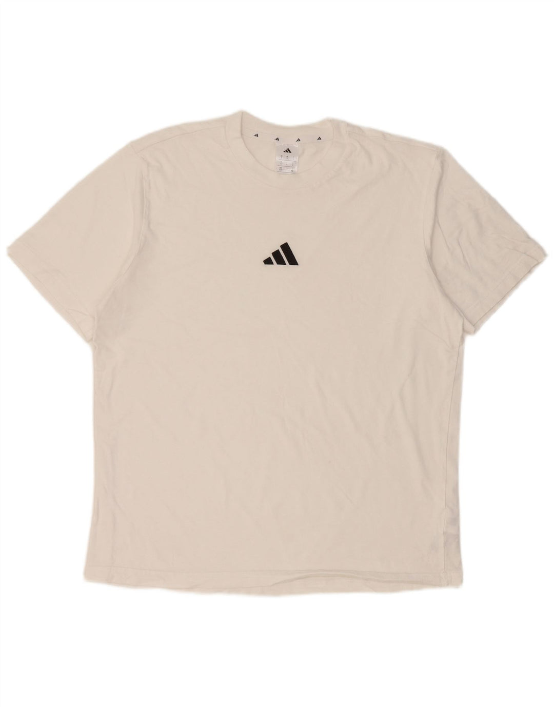 Adidas T-Shirt Homme Haut Grand Coton Blanc