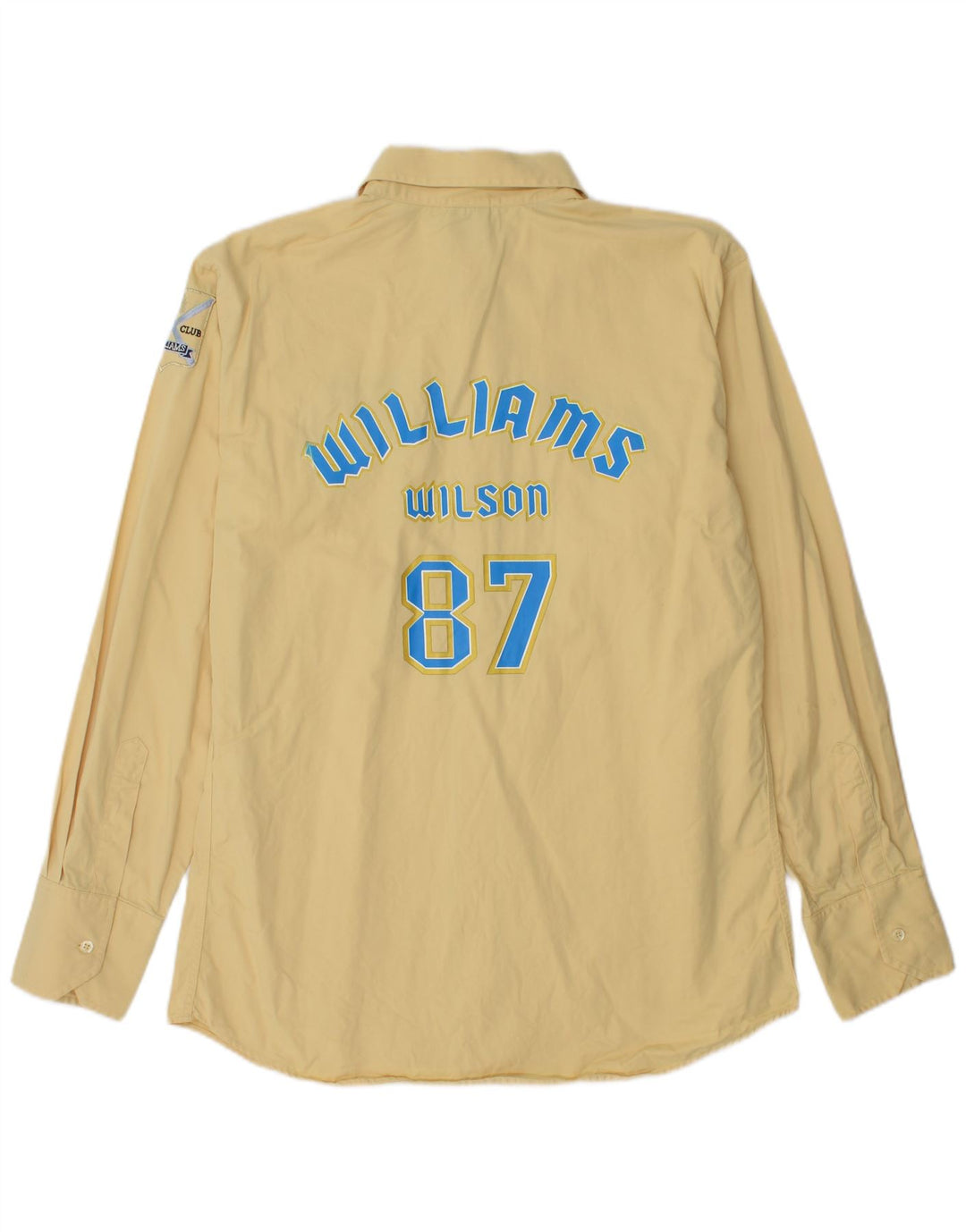 Williams Wilson Chemise Graphique Homme XL Jaune Coton