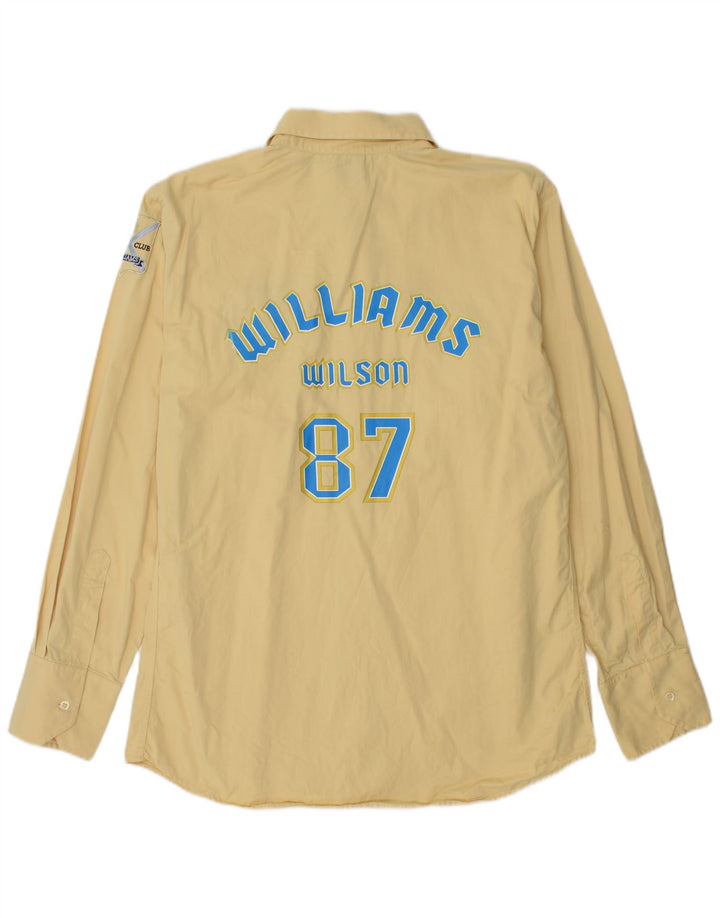 Williams Wilson Chemise Graphique Homme XL Jaune Coton