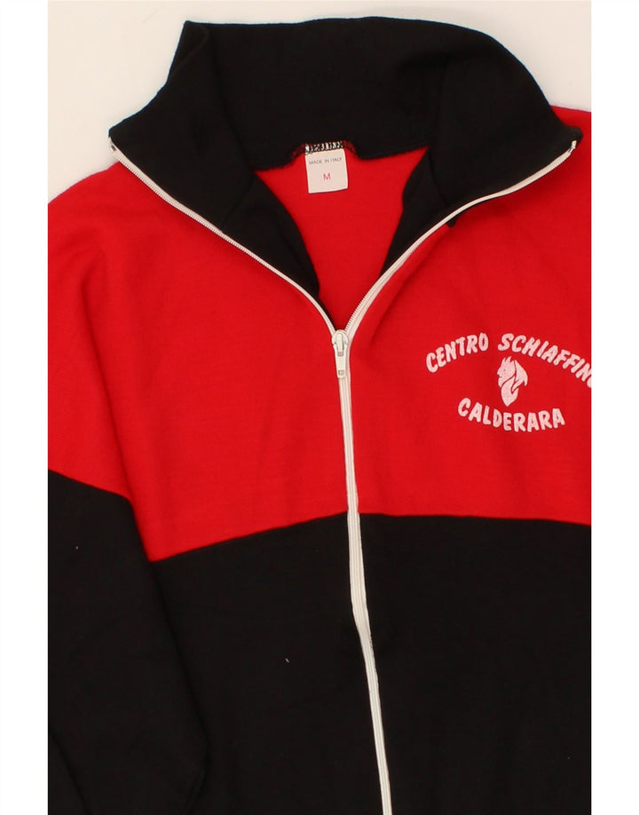 VINTAGE Veste de survêtement pour homme Rouge moyen Colourblock