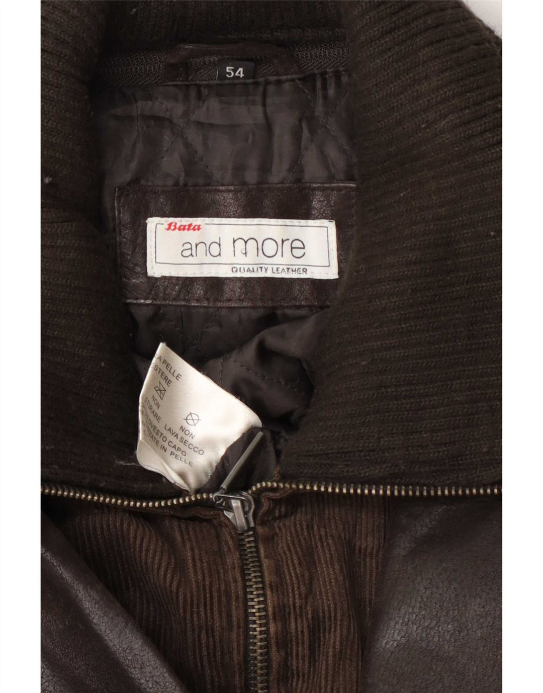 Bata Veste en cuir pour homme IT 54 2XL Marron