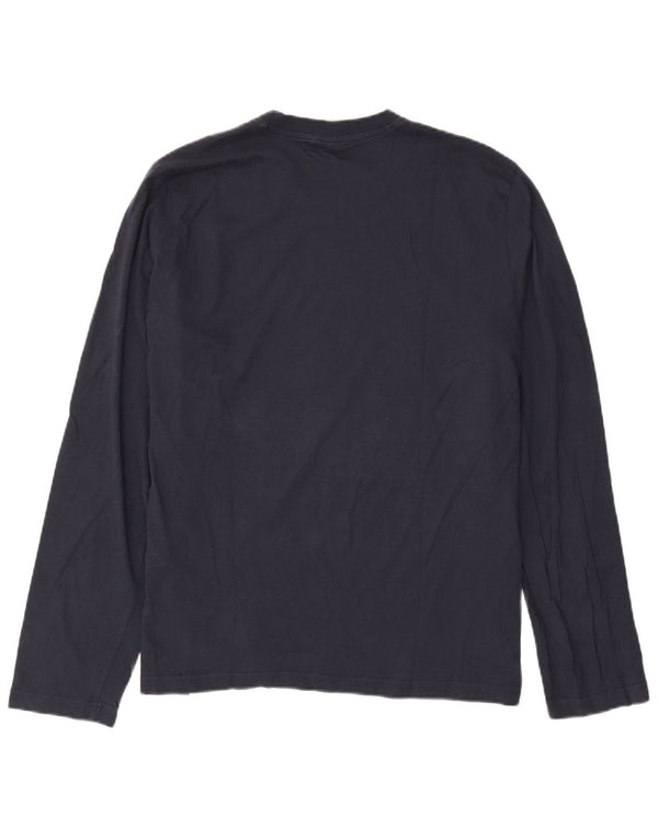Adidas Haut Homme Manches Longues XL Bleu Marine Coton