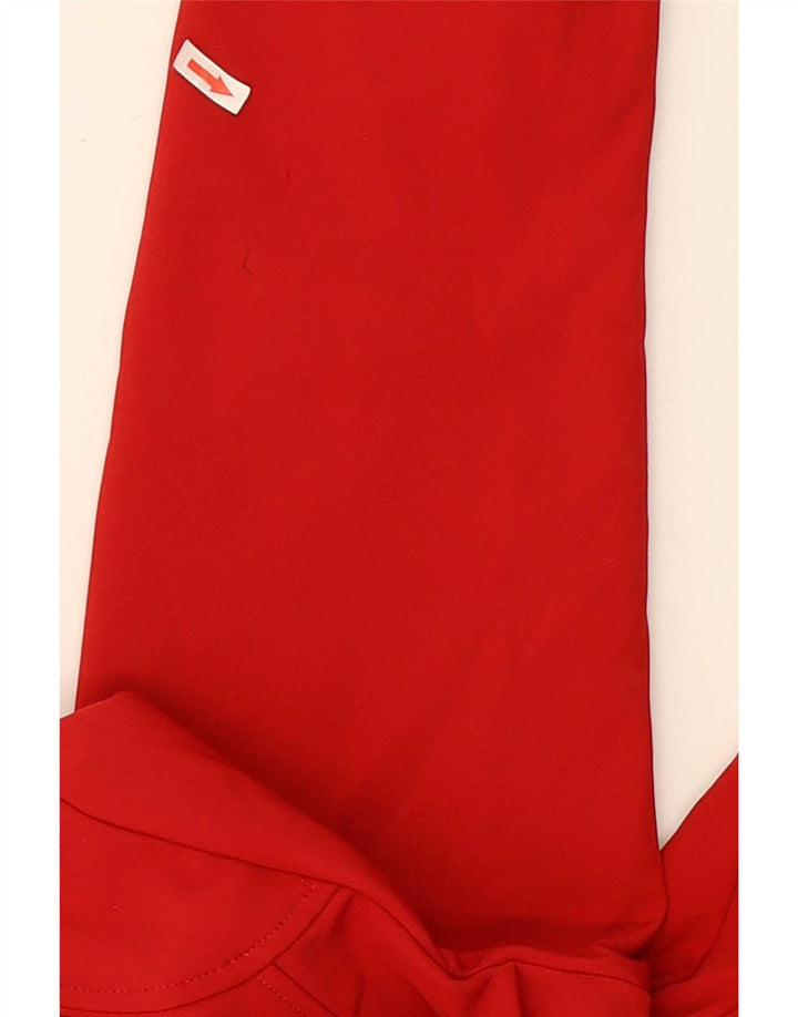French Connection Veste de pluie à capuche coupe régulière pour femme UK 14 Large Rouge