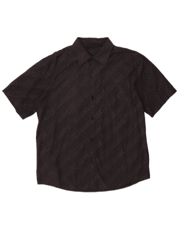 Billabong Chemise graphique à manches courtes pour hommes en coton noir moyen