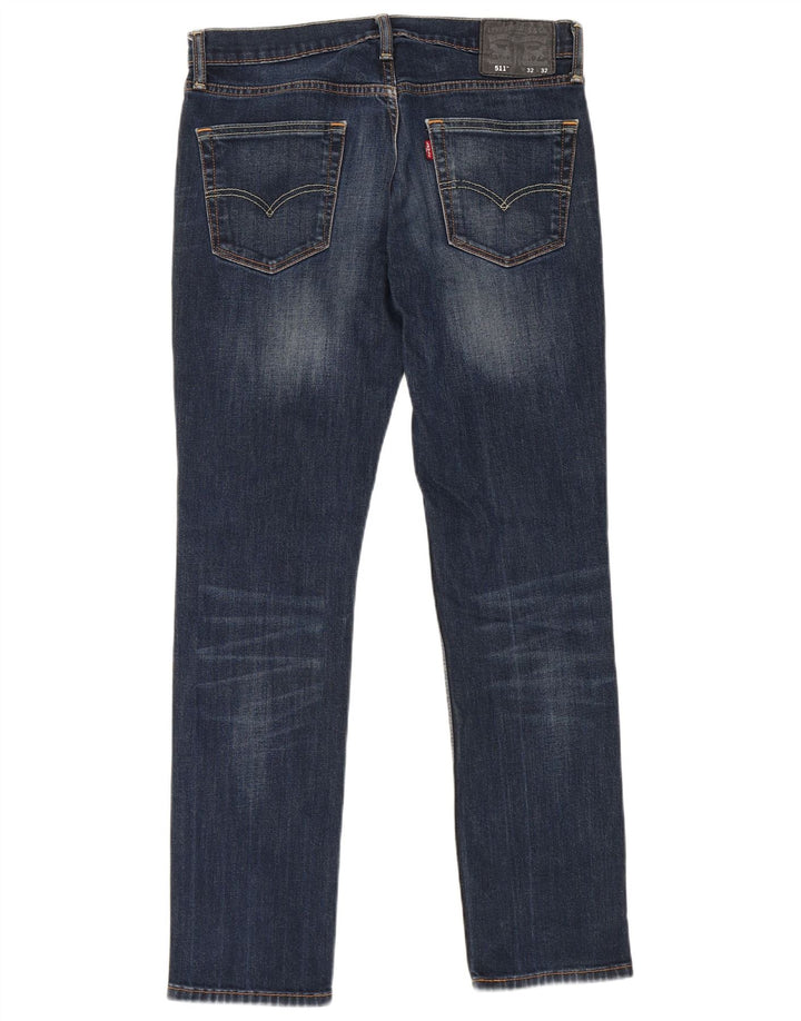 Levi's Jean Slim 511 Homme W32 L32 Bleu Marine Coton