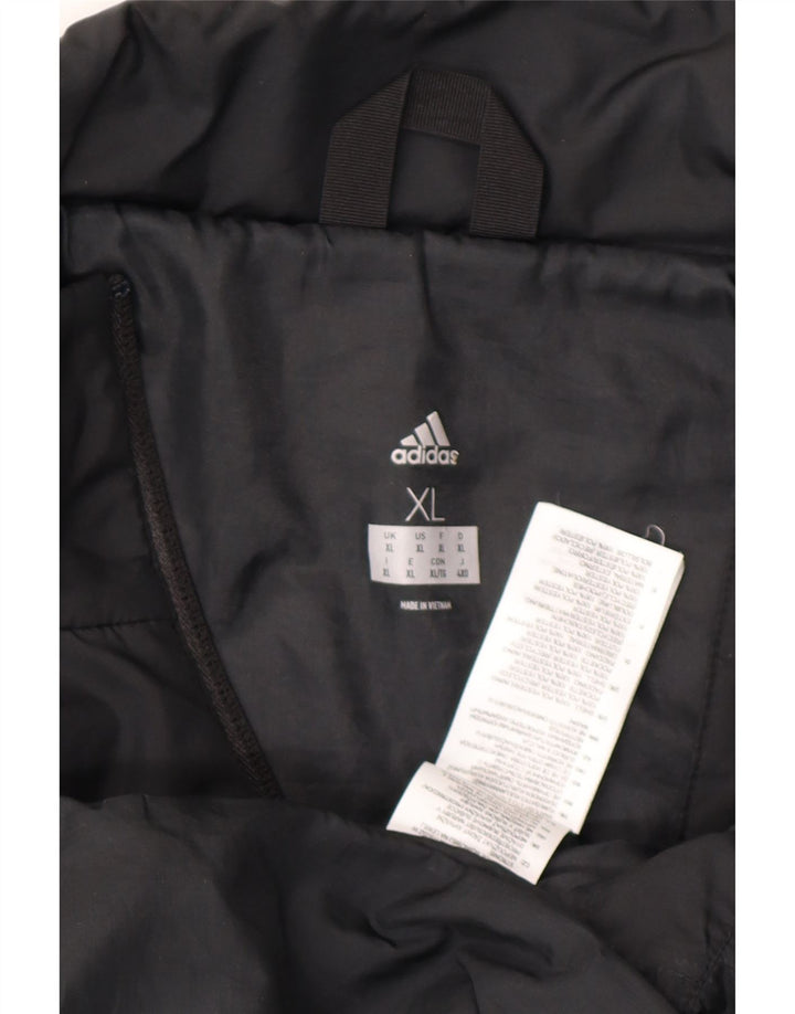 ADIDAS Veste matelassée homme UK 42 XL Noir Polyester