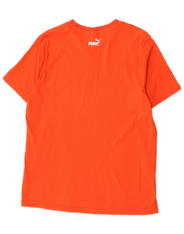 Puma T-shirt graphique pour homme, grand, orange