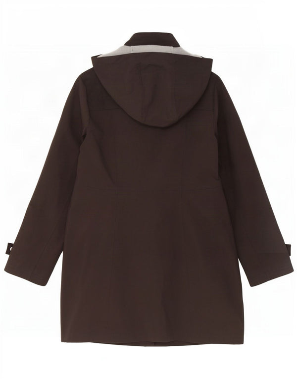 Michael Kors Veste Parka à capuche pour femme UK 14 Medium Noir Polyester