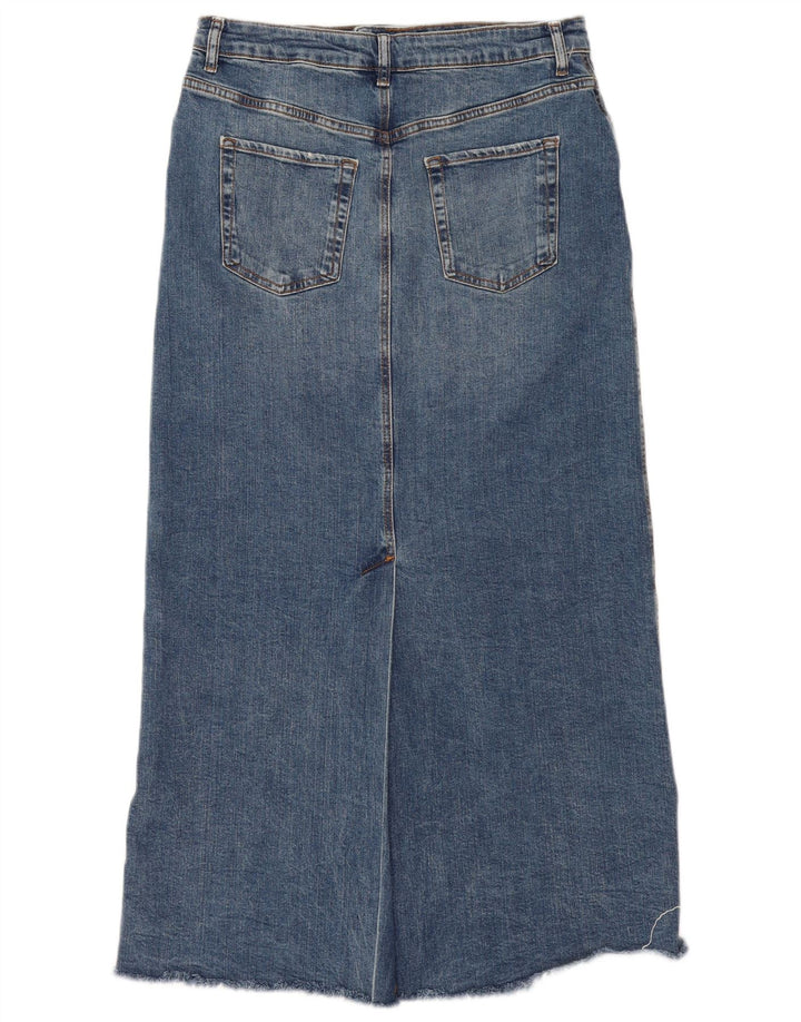 Zara Femme Jupe En Jean XL W32 Bleu