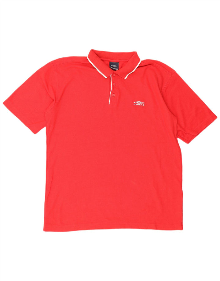 UMBRO Polo Homme XL Rouge Coton